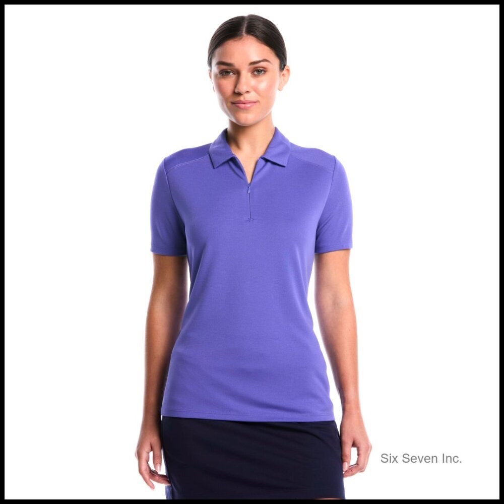 Mesh Fabric Short Sleeve Golf Polo With Airflux Technology